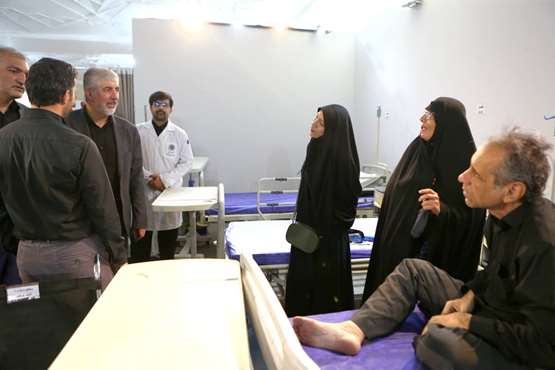 نظارت میدانی مسئولان بر روند خدمت‌رسانی در بیمارستان تخصصی موقت دانشگاه | 2