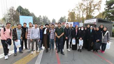  بازدید دانشجویان دانشکده دندانپزشکی از نمایشگاه بین‌المللی فناوری ایران نانو