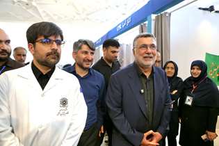 بازدید وزیر بهداشت از بیمارستان تخصصی موقت دانشگاه علوم پزشکی شهید بهشتی در مصلی امام خمینی (ره)