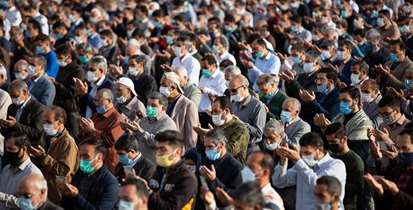 استفاده نمازگزاران عید فطر از ماسک حتی در فضای باز ضروری است