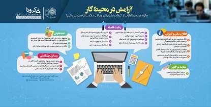 چگونه در ادارات میزبان کرونا نباشیم؟