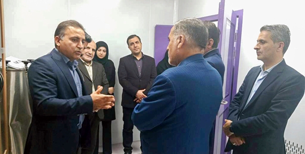 بازدید رییس دانشگاه از روند تکمیل پروژه انستیتو طب بازساختی