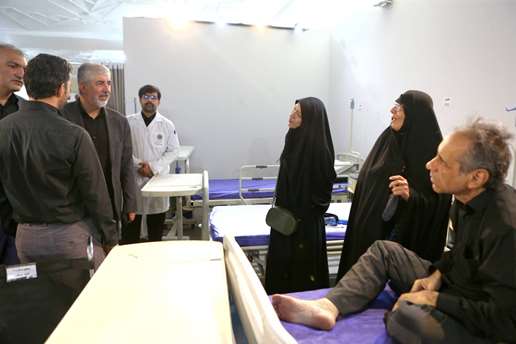 نظارت میدانی مسئولان بر روند خدمت‌رسانی در بیمارستان تخصصی موقت دانشگاه | 2