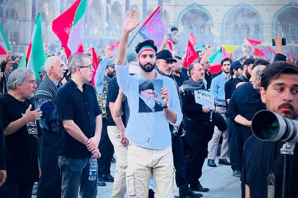 حضور دانشجویان بین‌الملل دانشگاه در آیین وداع با رهبر شهید انقلاب